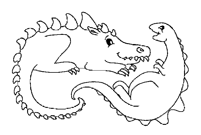 Dinozaury kolorowanki
